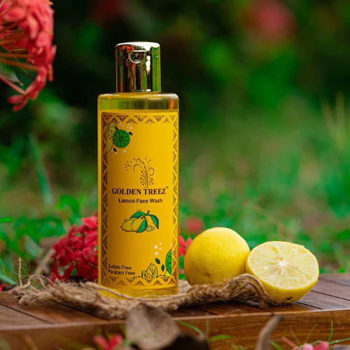 Revitalize Your Skin Instantly with Golden Treez's Refreshing Lemon Face Wash