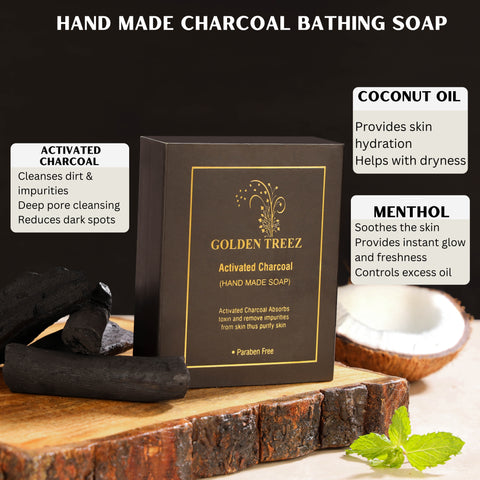 Charcoal soap