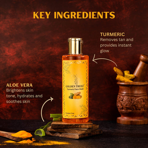 Turmeric facewash